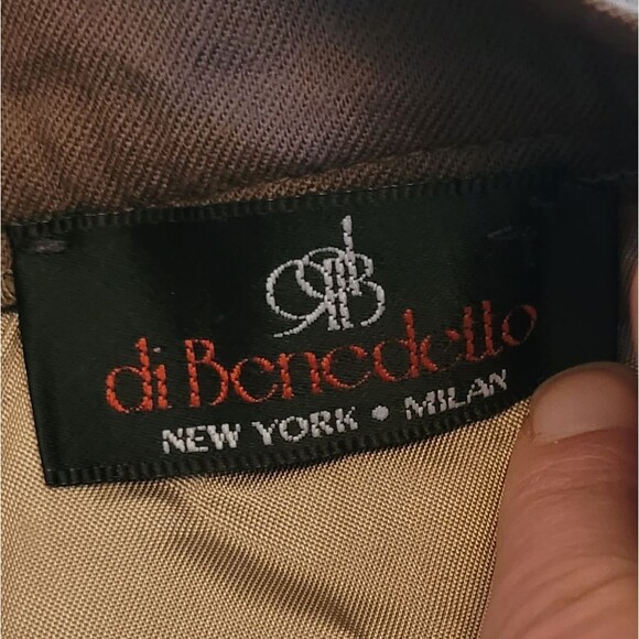 Di Benedetto size 6 womens brown pleated lined skirt - Picture 5 of 6